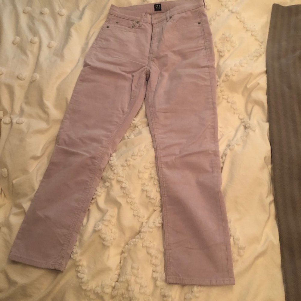 Gap Lilac Corduroy Pants